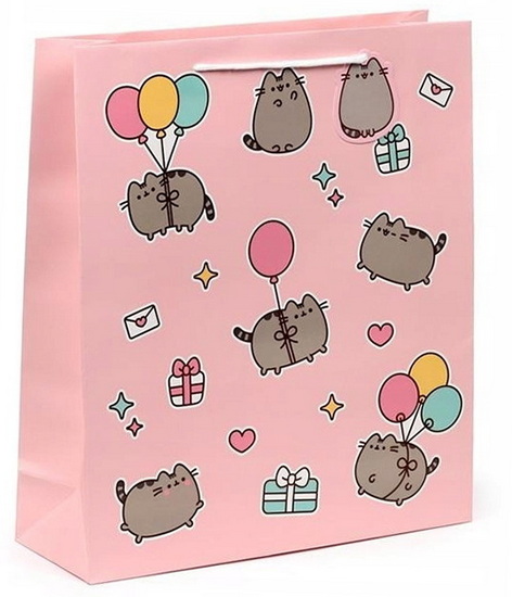 Sac large Pusheen ballons et cadeaux