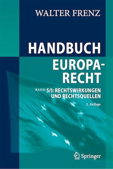 Handbuch Europarecht - WALTER FRENZ
