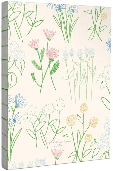 Grand cahier fleurs - ZOÉ DE LAS CASES