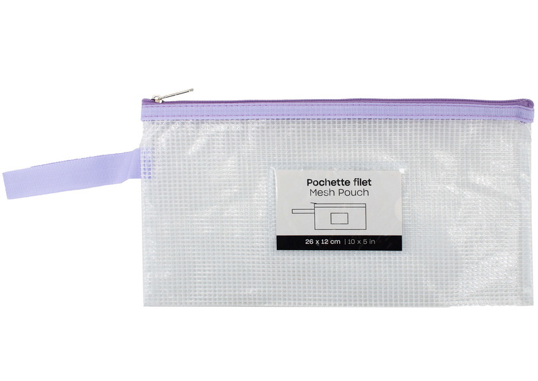 Pochette filet enveloppe - Mauve