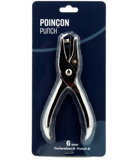 Poinçon en métal 1/4 po