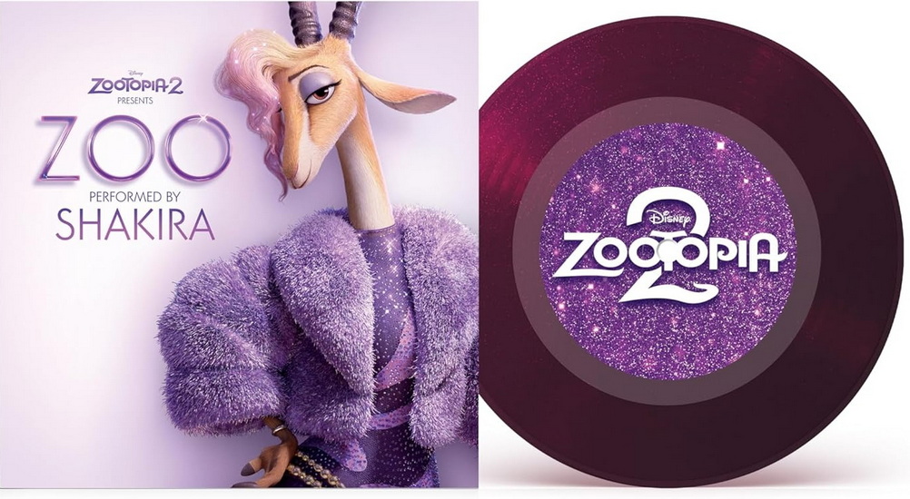Zoo (From Zootopia 2)(Vinyle 7" mauve) - BANDE ORIGINALE DU FILM