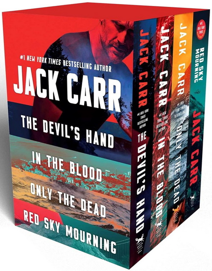 Jack Carr Terminal List Boxed Set 2: The Devil&#39;s Hand, In the Blood, Only the Dead, Red Sky Mourning - JACK CARR
