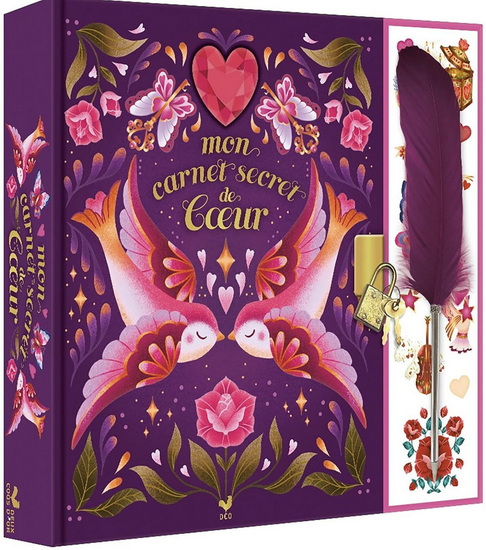 Mon carnet secrets de coeur Cof. - LESLIE WEDEUX