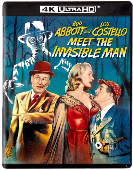 Abbott and Costello Meet The Invisible Man (4K-UHD) - 
