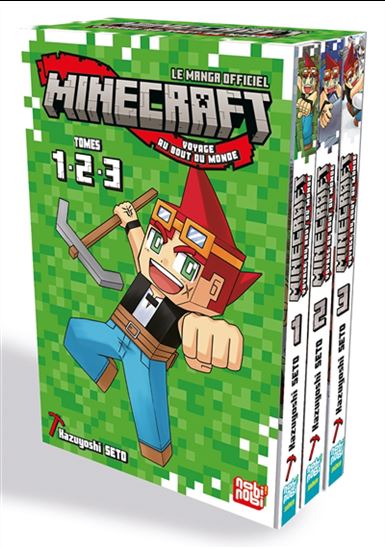 Minecraft, le manga officiel : voyage au bout du monde#01-02-03 - KAZUYOSHI SETO
