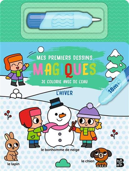Mes premiers dessins magiques : l'hiver - COLLECTIF