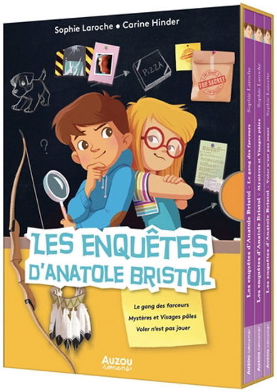 Les Enquêtes d'Anatole Bristol Cof. #01-03 - SOPHIE LAROCHE - CARINE HINDER