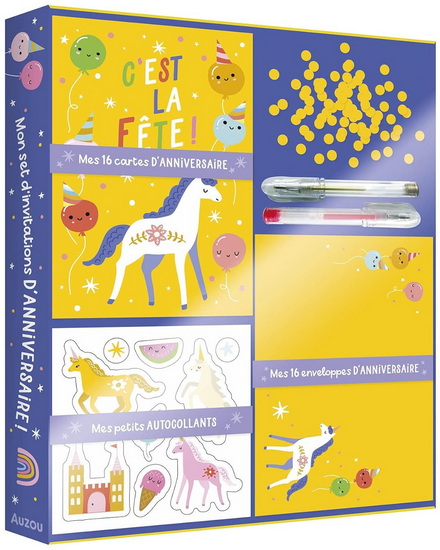 Mon set d'invitations d'anniversaire ! - KAT KALINDI CAMERON