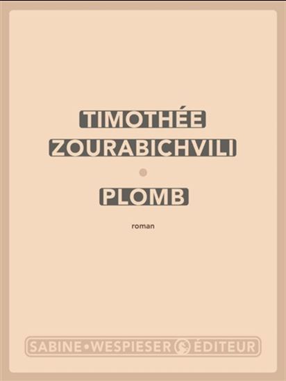 Plomb - TIMOTHÉE ZOURABICHVILI