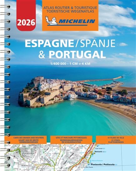 Espagne & Portugal 2026 : atlas routier & touristique N. éd. - COLLECTIF