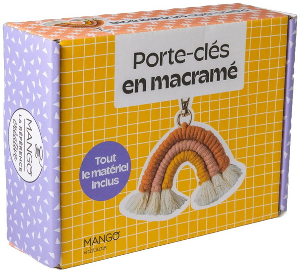 Porte-clés en macramé Cof. - CAROLINE BAYOL-LAVOUX