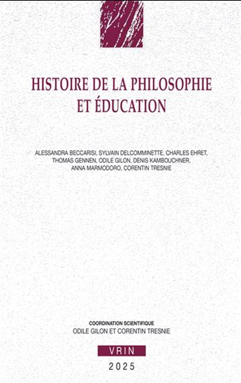 Histoire de la philosophie et éducation - COLLECTIF
