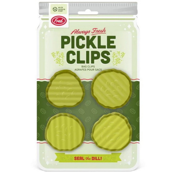 Ens. 4 pinces à sac cornichons