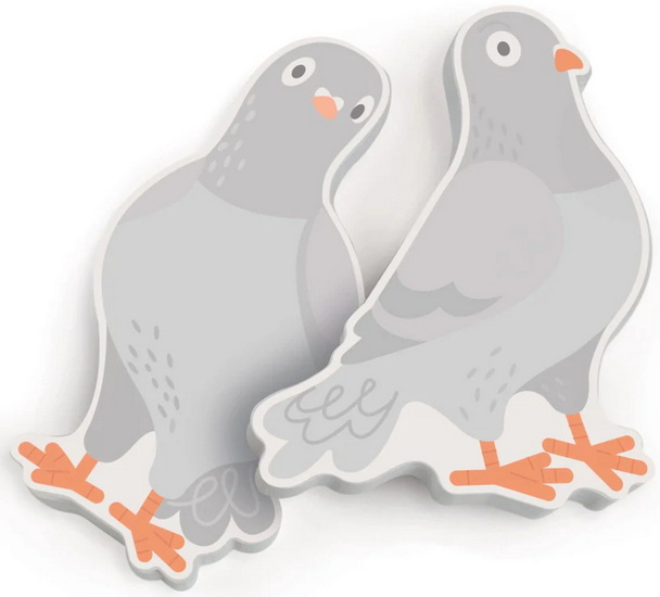 Notes autocollantes pigeons