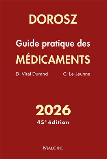 Guide pratique des médicaments 2026 - PHILIPPE DOROSZ