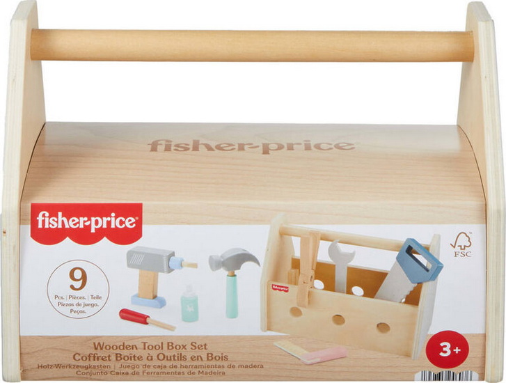 Ensemble Boîte à outils en bois