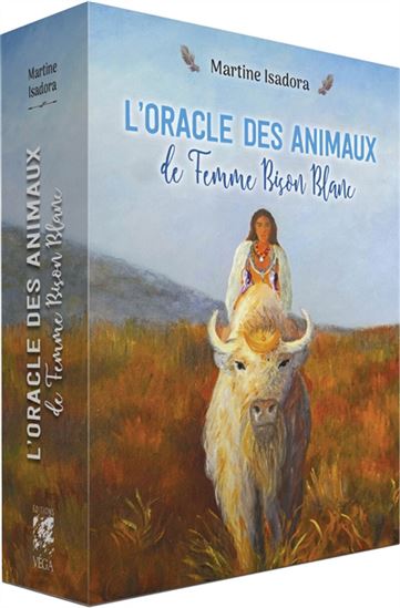 L&#39;Oracle des animaux de Femme bison blanc Cof. - MARTINE ISADORA
