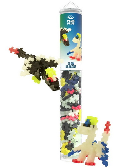 Tube dragons lumineux 100pcs