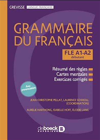 Grammaire du français : FLE A1-A2, débutant - COLLECTIF