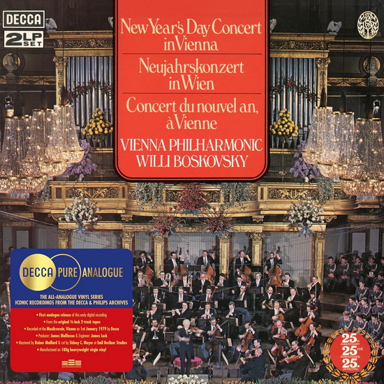 New Year's Day Concert (Decca Pure Analogue Series)(2 Vinyles) - WIENER PHILHARMONIKER - BOSKOVSKY