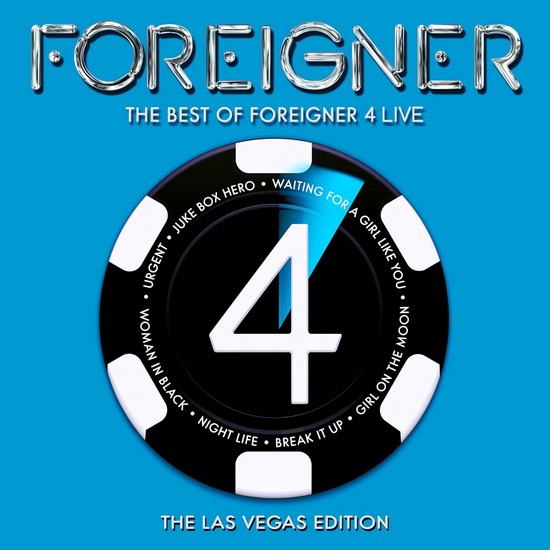 The Best Of Foreigner 4 Live : The Las Vegas Edition (Vinyle bleu) - FOREIGNER