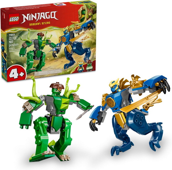 Le combat du robot dragon de Jay