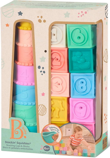 Gobelets empilables et blocs souples