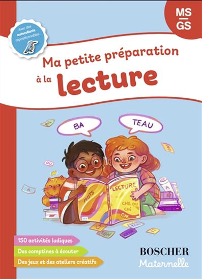Ma petite préparation à la lecture MS, GS : 150 activités ludiques, des comptines à écouter, des jeux et des ateliers créatifs N. éd. - BARBARA ARROYO
