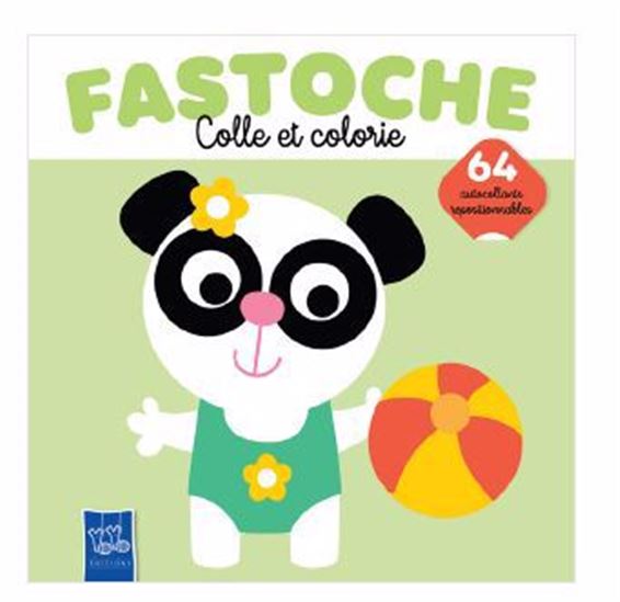 Fastoche : colle et colorie : le panda - COLLECTIF
