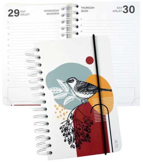 Agenda 26/27 Oiseau géométrique 1j/1p