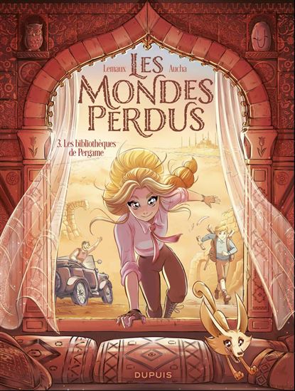 Les Mondes perdus - Tome 3 - Les bibliothèques de Pergame - AUCHA - ISABELLE LEMAUX-PIEDFERT