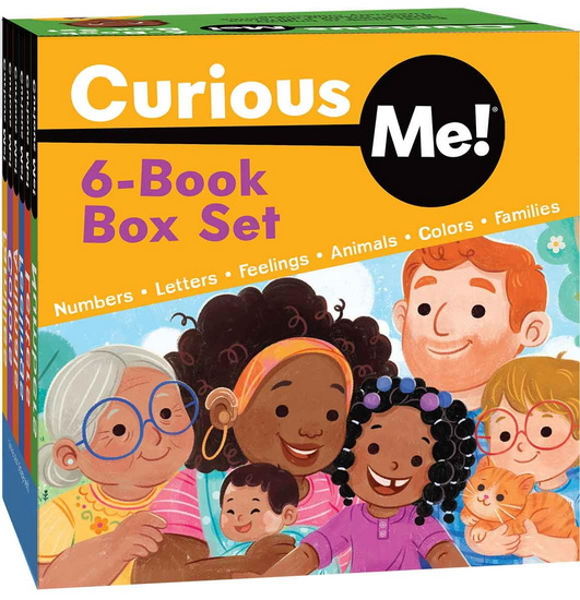 Curious Me!(R) 6-Book Box Set (Numbers, Letters, Colors, Feelings, Animals, and Families) - COLLECTIF