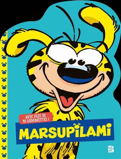 Marsupilami : bleu : avec plus de 90 gommettes - COLLECTIF