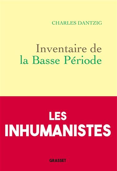 Inventaire de la Basse Période - CHARLES DANTZIG