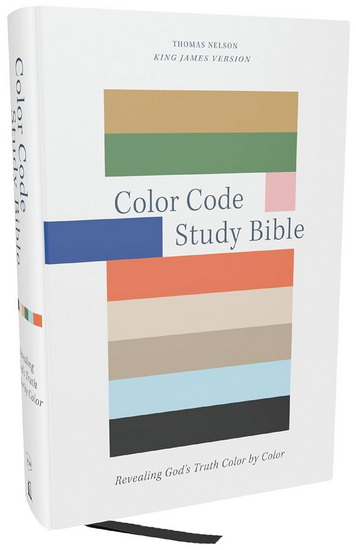 Color Code Study Bible, Revealing God's Truth Color by Color (KJV, Hardcover, Red Letter) - THOMAS NELSON
