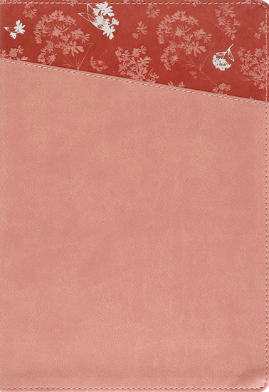 NIV, Thinline Bible, Large Print, Leathersoft, Pink, Red Letter, Comfort Print - COLLECTIF
