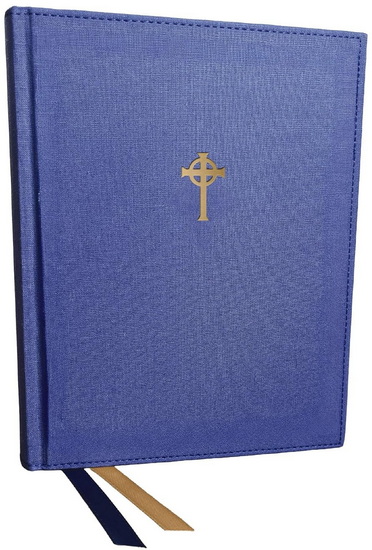 RSV2CE Catholic Bible, Journal Edition, Blue Cloth over Board, Comfort Print - COLLECTIF