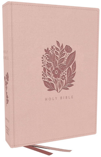 RSV2CE Catholic Bible, Journal Edition, Pink Cloth over Board, Comfort Print - COLLECTIF