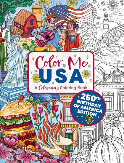 Color Me USA: 50 Adventurous Coloring Pages - COLLECTIF