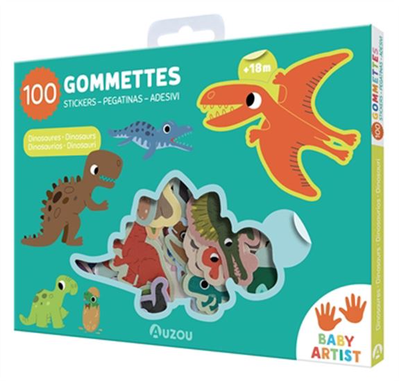 100 gommettes : Dinosaures N. éd. - MR IWI