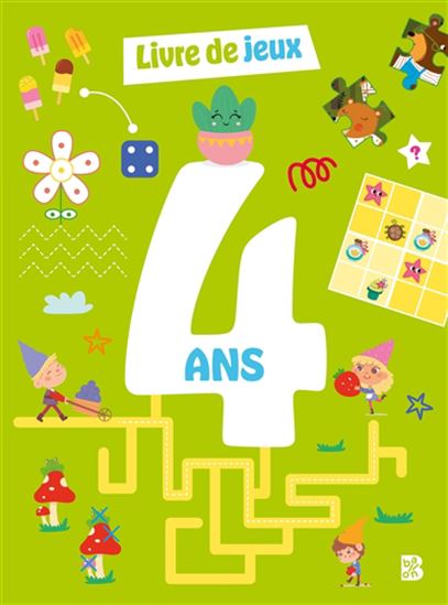 Livre de jeux 4 ans - COLLECTIF