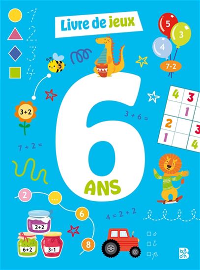 Livre de jeux 6 ans - COLLECTIF