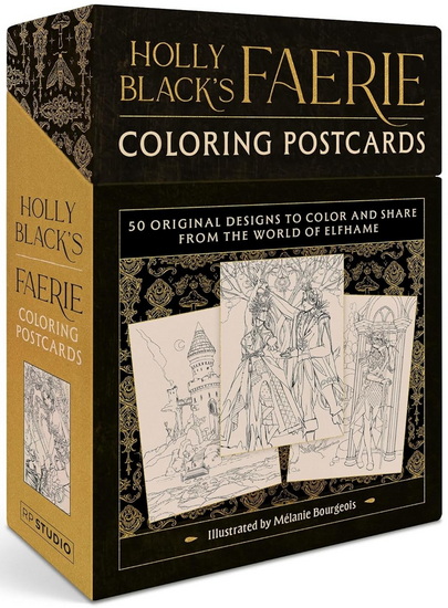 Holly Black's Faerie Coloring Postcards: 50 Original Designs to Color and Share from the World of The Cruel Prince - HOLLY BLACK