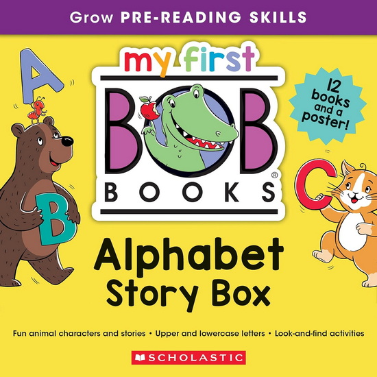 My First Bob Books - Alphabet Story Collection Bind-Up | Phonics, Letter sounds, Ages 3 and up, Pre-K | (Reading Readiness) - LYNN MASLEN KERTELL - KAREN WALL