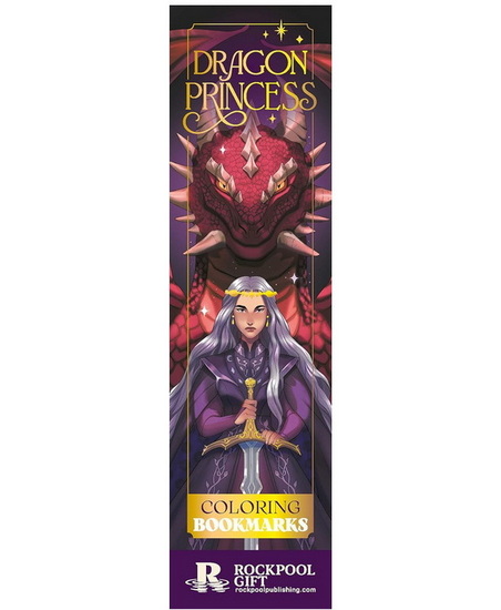 Dragon Princess Coloring Bookmarks - COLLECTIF