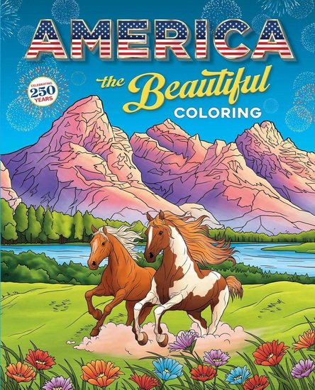 America the Beautiful Coloring - COLLECTIF