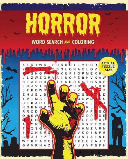 Horror Word Search and Coloring - COLLECTIF