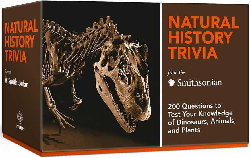 Natural History Trivia from the Smithsonian: Trivia Cards: 200 Questions to Test Your Knowledge of Dinosaurs, Animals, and Plants - COLLECTIF