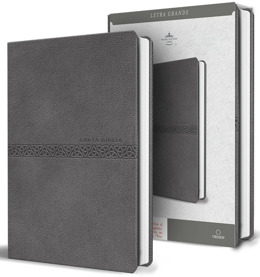 Biblia RVR 1960 letra grande tamaño manual, Símil piel gris, edición económica / RVR 1960 Bible, Large Print Manual Size, Gray Imitation Leather, Economic - COLLECTIF